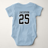 Fußball Sport Baby Strampler (Rückseite)