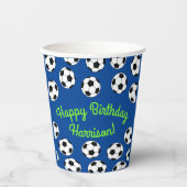 Fußball Sport Geburtstagsparty Pappbecher (Vorderseite)