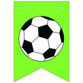 Fußball Sport Geburtstagsparty Pink Wimpelkette (Erste Fahne)