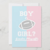 Fußball-Sport-Geschlecht decken Einladungen auf (Rückseite)