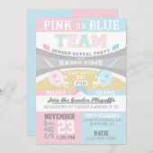 Fußball-Sport-Geschlecht decken Einladungen auf (Vorne/Hinten)