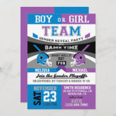 Fußball-Sport-Geschlecht decken Einladungen auf (Vorne/Hinten)