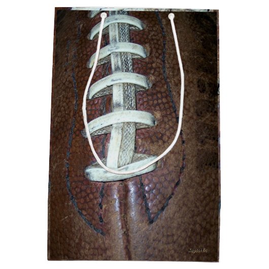 Fußball-Sport Mittlere Geschenktüte (Rückseite)