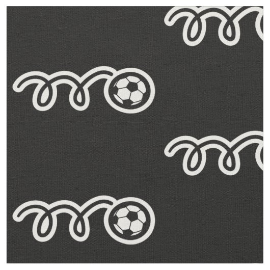 Fußball | Sport-Textil-Druck Stoff (Nahaufnahme)