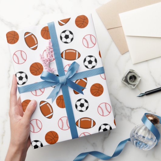 Fußball-Sportart Geschenkpapier (Schenken)