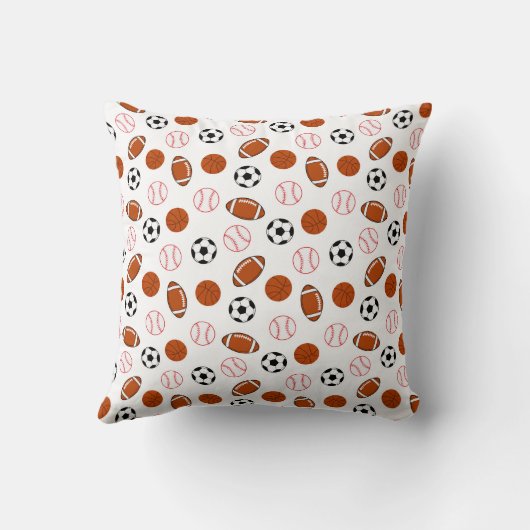 Fußball-Sportart Kissen (Rückseite)