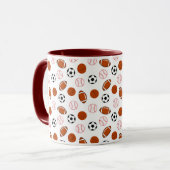 Fußball-Sportart Tasse (Vorderseite Links)