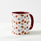 Fußball-Sportart Tasse (VorderseiteRechts)