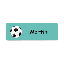 Fußball-Sportbezeichnung Kinder-Label