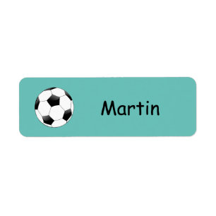 Fußball-Sportbezeichnung Kinder-Label