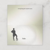 Fußball/Sportdesign Platzkarte (Außenseite Aufgefaltet)