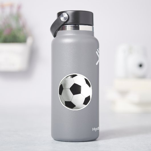 Fußball-Sportfotografie-Aufkleber Aufkleber (HydroFlask)