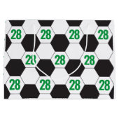 Fußball-Sportfreude Geburtstag Große Geschenktasch Große Geschenktüte (Vorderseite)