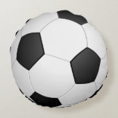 Fußball sportlich rundes kissen (Rückseite)