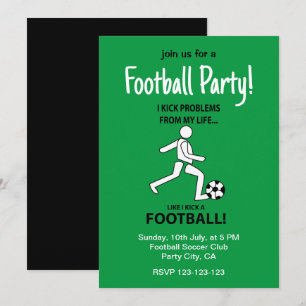 Fußball Sports Fußball Party Einladung