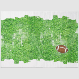 Fußball-Sportteam Turm Grünes Grasfeld Gewebe Seidenpapier
