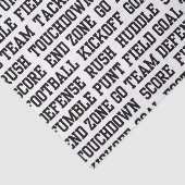 Fußball-Sportwortkunst Party Seidenpapier (Ausschnitt)