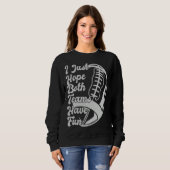 Fußball Sprüche Ich hoffe einfach, beide Teams hab Sweatshirt (Vorne ganz)