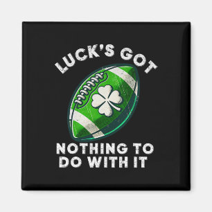 Fußball St. Patrick's Day Jungen Männer St. Paddys Magnet