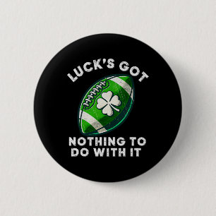 Fußball St Patrick's Day Jungen Männer St Paddys T Button