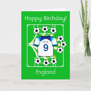 Fußball-Star England Karte