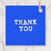 Fußball-Star SportsVielen Dank Geschenkanhänger (Rückseite)