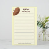 Fußball stationär briefpapier (Stehend Vorderseite)