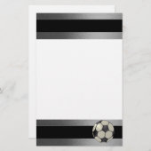 Fußball-Stationär-Design 1 Briefpapier (Vorne/Hinten)