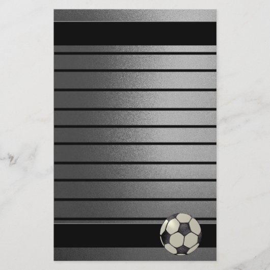 Fußball-Stationär-Design 2 Briefpapier (Vorderseite)