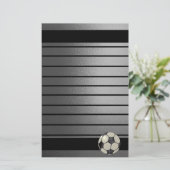 Fußball-Stationär-Design 2 Briefpapier (Stehend Vorderseite)