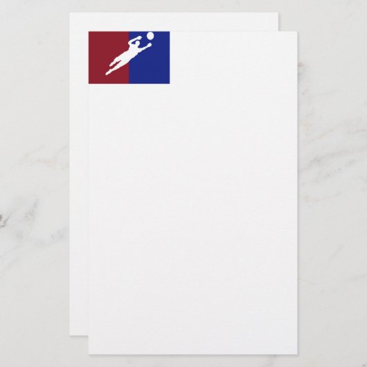 Fußball-Stationery Briefpapier (Vorne/Hinten)