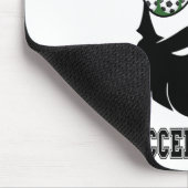 Fußball Stepdad mit Bart Step Vater Step Mousepad (Ecke)