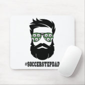 Fußball Stepdad mit Bart Step Vater Step Mousepad (Mit Mouse)
