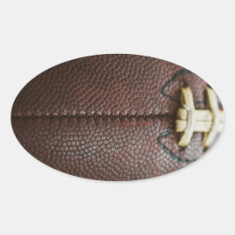 Fußball-Sticker Ovaler Aufkleber
