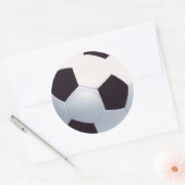 Fußball-Sticker Runder Aufkleber (Umschlag)