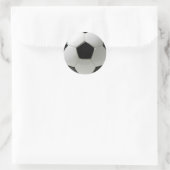 Fußball-Sticker Runder Aufkleber (Tasche)