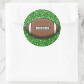 Fußball-Sticker Runder Aufkleber (Tasche)