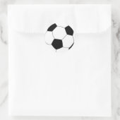 Fußball-Sticker Runder Aufkleber (Tasche)
