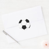 Fußball-Sticker Runder Aufkleber (Umschlag)