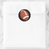 Fußball-Sticker Runder Aufkleber (Tasche)
