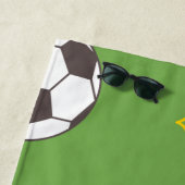Fußball Strandtuch (Beispiel)