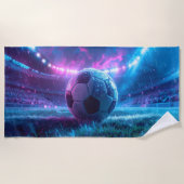 Fußball Strandtuch (Vorderseite)
