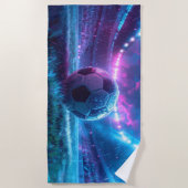 Fußball Strandtuch (Vorderseite)