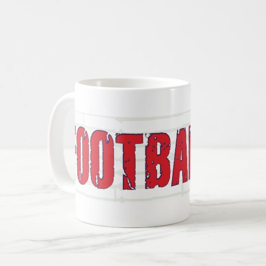 Fußball-Sturzhelm-Tasse Kaffeetasse (Vorderseite Links)