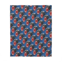 Fußball-Sturzhelm und Ball-Fleece-Decke