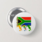 Fußball Südafrika Button (Vorne & Hinten)