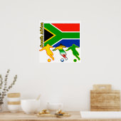 Fußball Südafrika Poster (Küche)