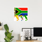Fußball Südafrika Poster (Heimbüro)
