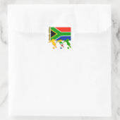 Fußball Südafrika Runder Aufkleber (Tasche)