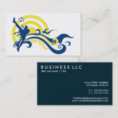 Fußball summerscene visitenkarte (Vorne/Hinten)